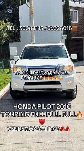 HONDA PILOT 2010 GRAND TOURING BLANCA PERLADA