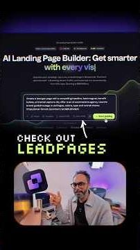 Leadpages turns Claude into an unstoppable marketing engine! #vibecoding #aimarketing #landingpages