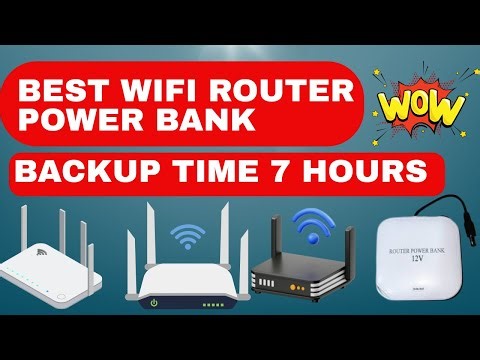 Best Wi-Fi Router Power Bank | 12V Universal Backup for PTCL, Fiber & Huawei Routers