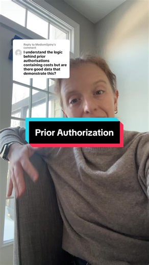 Replying to @MediumSpiny what happens to costs with prior authorization? #economics #healthinsurance #finance