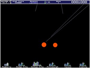 DEFCON 1 game at DOSGames.com