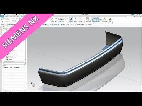 Rear - Bumper variation - Siemens NX 12 Training - Surfaces