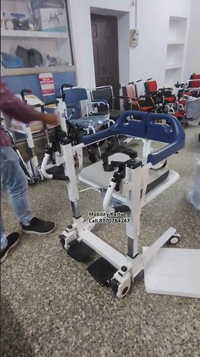 Fast assemble patient lift and transfer chair - an ideal lifting device for bedridden patients