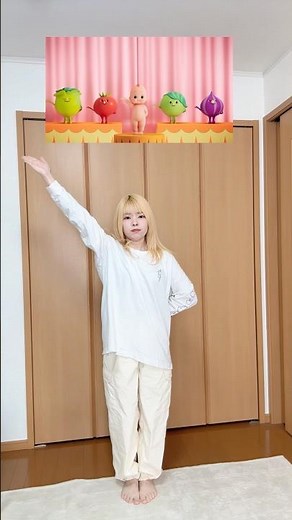 3分クッキングのエンディングがすきで踊りました👶🏻‪‪#キューピー #3分クッキング #エンディング #ダンス #踊ってみた #振り付け