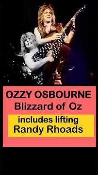 Ozzy Osbourne Blizzard of Ozz with Randy Rhoads