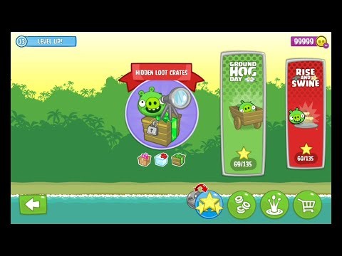 Bad Piggies - Hidden Loot Crates (WOODEN CRATE)