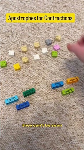 Lego meets learning again and this time here’s how I would use it to teach apostrophes for
