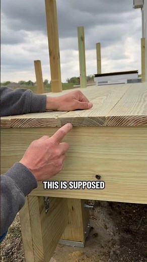 Deck board installation #remodel #diy #construction #contractor #deck #tools #howto #fyp #carpenter