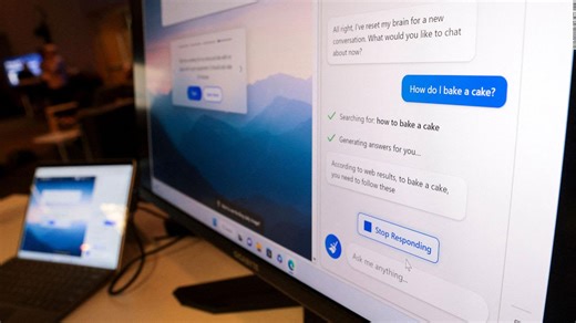 Mira cómo se utiliza la nueva función de búsqueda por IA de Bing | CNN