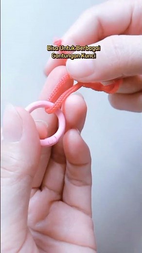 Cara Membuat Gantungan kunci #tutorial #gantungqn #kunci #tali #rope #simpul #ikat #ide #kreatif
