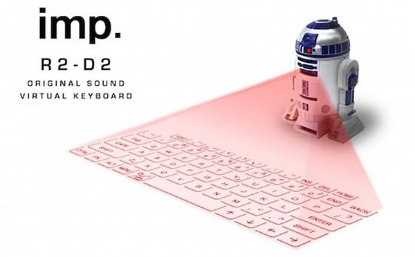 Vídeo de muestra del teclado virtual de R2-D2
