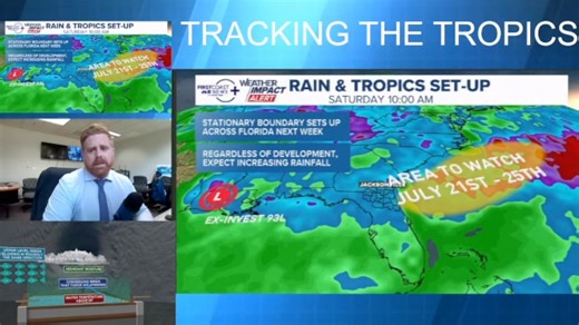 7.3K views · 89 reactions | Nothing of immediate concern in the Atlantic, but we have another setup much we seen twice over the past month with a trough dipping and linger over Florida and it's coastal areas through next week. What does that mean?? I discuss it here. | Robert Speta | Facebook