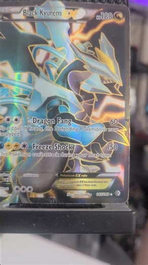 Black Kyurem EX (Full Art) - Boundaries Crossed #shorts #pokemoncards #blackkyurem #kyurem