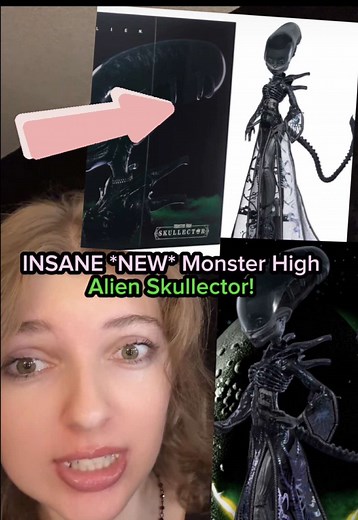 Monster High Skullector X Alien Xenomorph Doll Unveiled!