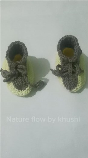 Woolen Shoes Knitting | Simple Booties Pattern Tutorial