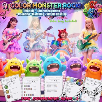 Color recognition activities, movement song for kids!Colors & Music Activities