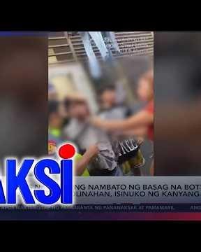 15-anyos na lalaking nambato ng basag na bote sa tauhan ng gasolinahan, isinuko ng... | Saksi