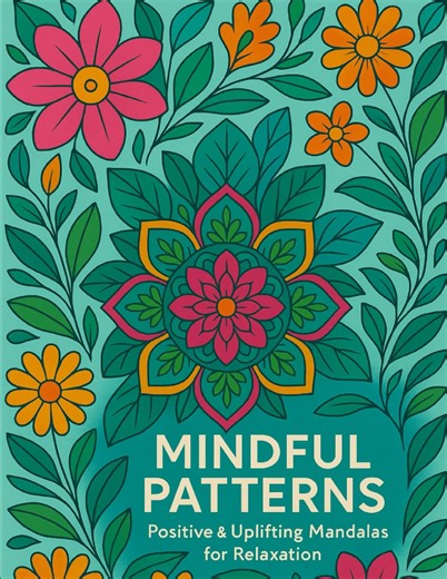 Amazon.com: Mindful Patterns Adult Coloring Book: Positive and Uplifting Mandalas for Relaxation: 9798285891802: Bloom, Nora: Libros