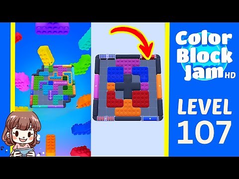 Color Block Jam Level 107 Solution Walkthrough