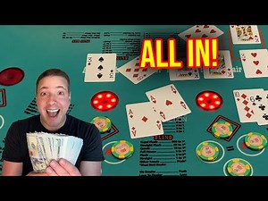 BETTING $700 A HAND ON ULTIMATE TEXAS HOLD'EM IN LAS VEGAS!