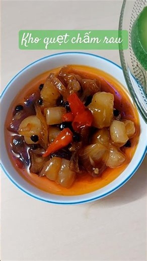 Kho quẹt chấm rau củ