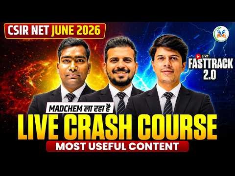 🔴 LIVE | Big Announcement 🎯 CSIR NET Chemical Science June 2026 Live Crash Course is Here!