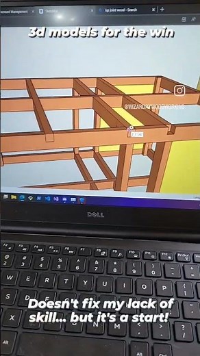 Using Sketchup to plan the build makes joinery placement easier for sure! #woodworking