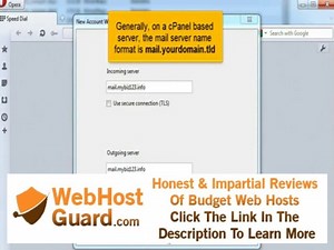 Configuring an IMAP email account in Opera Mail | FastDot Cloud Hosting