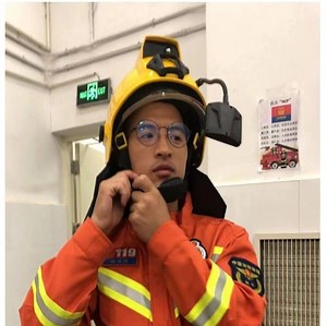 [Hot Item] Thermal Imaging Camera with Helmet Integrated Firefighting Resuce Helmet for Firefighters