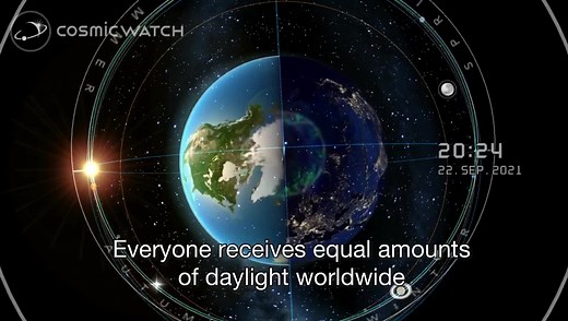 HAPPY EQUINOX !! 🌞🍂🌺 The sun will be exactly above Earth’s equator then, moving from north to south. Earth’s two hemispheres are receiving the sun’s rays about equally around equinox time. Today it’s the astronomical turning point of the seasons! Also remember the Sun does rise due east and set due west at the equinoxes, that’s true no matter where you live on Earth. Earth’s Northern and Southern Hemispheres trade places throughout the year in receiving the sun’s light and warmth most directl