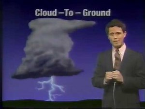 Weather Channel Bill Keneely and Lightning illustrations 1994