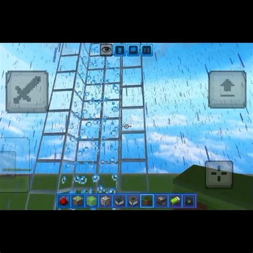 Jump pad build tutorial minecraft #minecraftshort