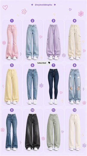 12 Trendy Jeans & Pants Styles for Women | Flare, Cargo, Baggy & Wide-Leg Fashion Inspo ✨ #shorts