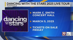 Dancing With The Stars 2025 Live Tour Coming To Huntsville | October 8, 2024 | News 19 at Noon