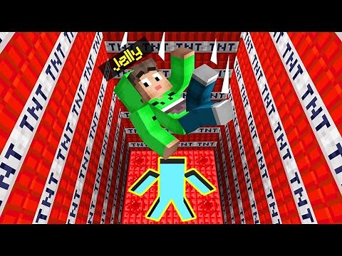 IMPOSSIBLE Minecraft *TNT* DROPPER!