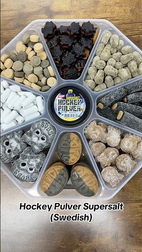 🐙🧂Would you eat this SALMIAK (SALTY LIQUORICE) Candy Platter?!🧂🐙 #shorts