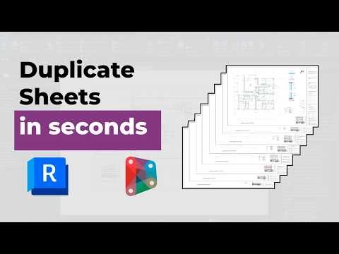 Duplicate Multiple Revit Sheets with Views in Seconds | Dynamo Script
