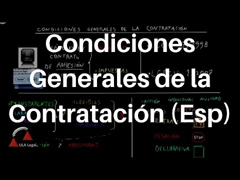 Condiciones Generales de la Contratación. DERECHO MERCANTIL
