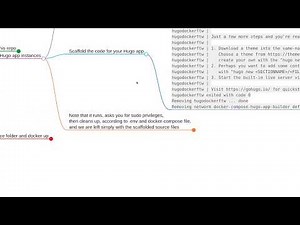 docker compose hugo app builder