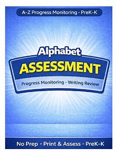 Alphabet Assessment A–Z | Progress Monitoring & Writing Review|PreK Kindergarten