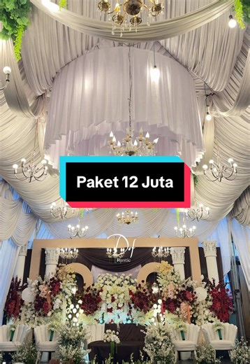 Dekorasi Wedding Rustic 12 Juta: Paket Tenda Dekor Sound