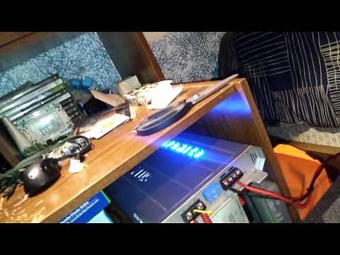 How to install car amp in home with a battery!