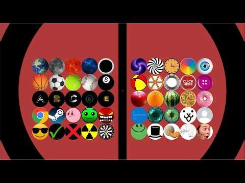 Funny Marble Race | 50 Crazy Marbles Battle for the Win!