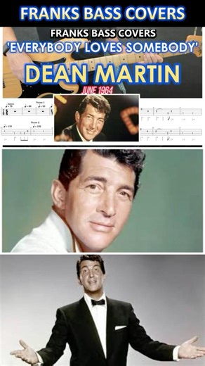 EVERYBODY LOVES SOMEBODY - DEAN MARTIN | FRANKS BASS COVERS #shorts2026new