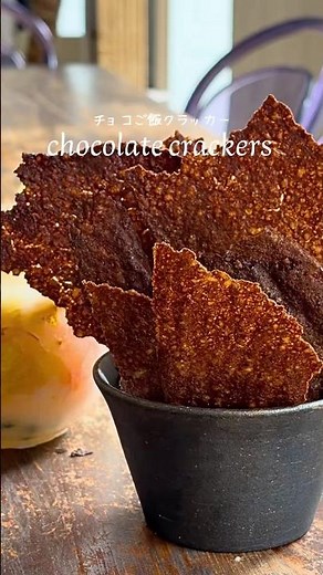 Chocolate rice crackers cake! Crispy and addictive 😊 #healthyliving #simplecooking #quickrecipe