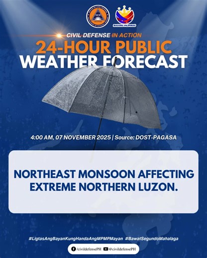 2.7K views · 17 reactions | 24-HOUR PUBLIC WEATHER FORECAST Issued at...