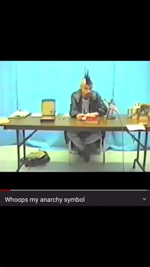 what kind of garbage is that whoops my anarchy symbol
