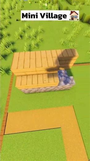 Minecraft Mini Village🏠 | #shorts #minecraft
