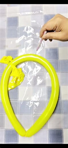 Yellow Balloon Ring Pop ASMR | Reverse Satisfying Balloon Video