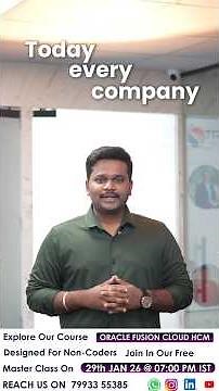 Master Fusion HCM Online Training | Live Batch Starts 29th Jan 2026 Online Classes